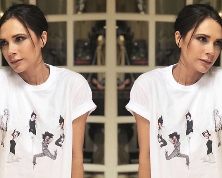 10 times Victoria Beckham showed us a white t-shirt is the only wardrobe staple we need