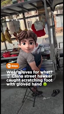 Hygiene has left the chat #8dayssg #8dayssgtrending #fypsg #hawker #hygiene