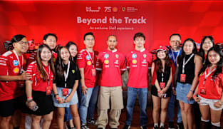 75 years of collaboration in the fast lane: Shell and Scuderia Ferrari HP celebrate with Formula 1 icons in Singapore