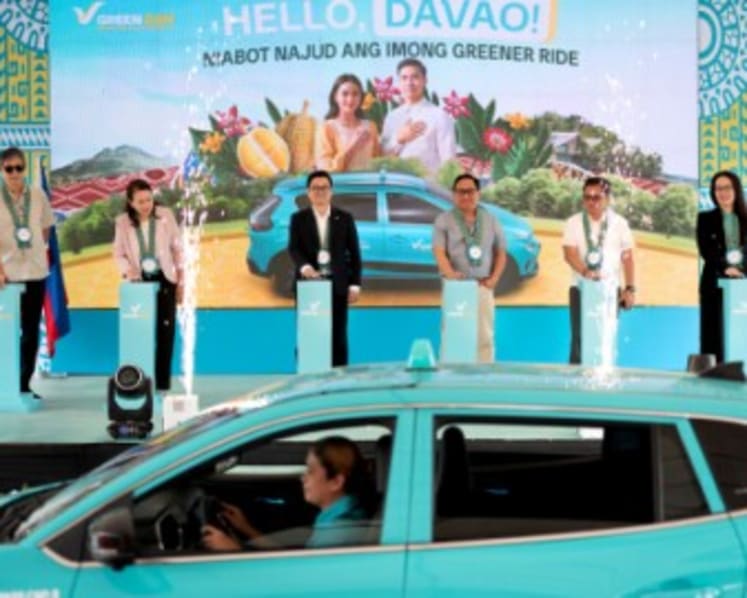 Green GSM officially launches all-electric taxi service in Davao