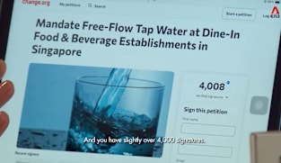 What's Coming Up - Talking Point On Who Should Pay for Water In Singapore Restaurants