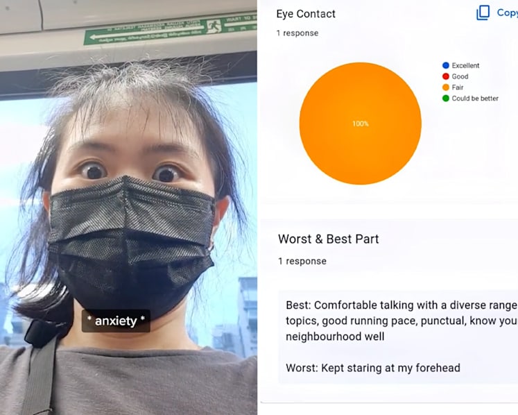 #trending: 26-year-old 'spinster' goes on 7km run for first date, sends online form after for date to give feedback