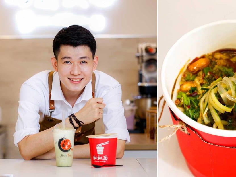 The suan la fen comes in three levels of spiciness.