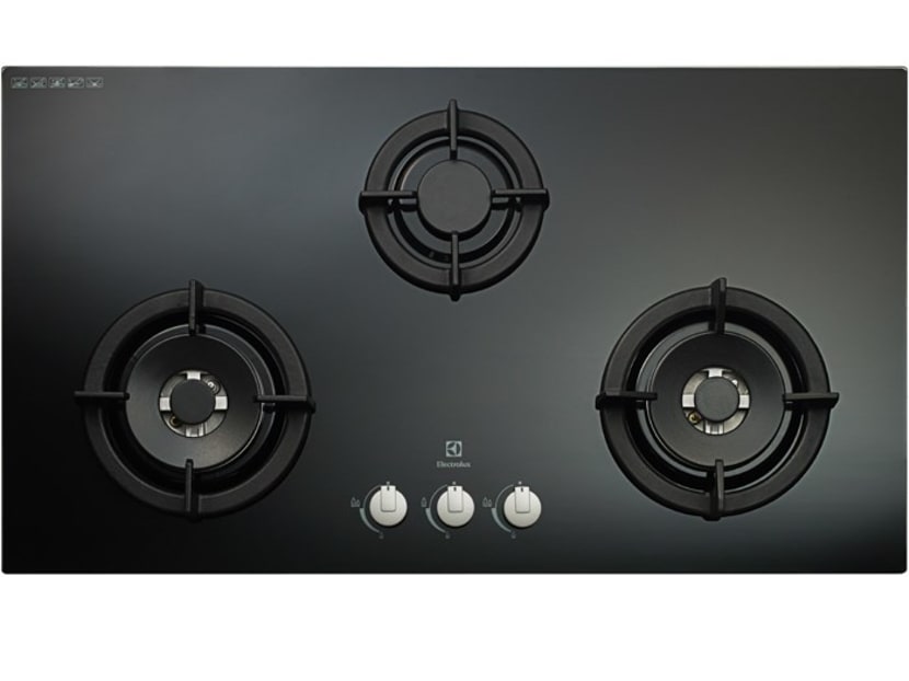 Electrolux gas hob cooker model EGT9637CK. Photo: Electrolux.com.sg