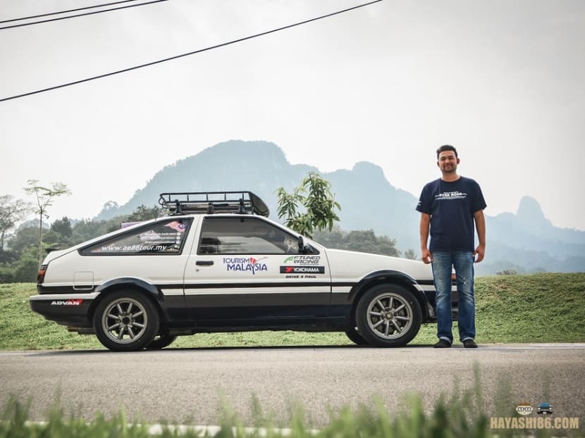 Mr Engku Mohammad Hadri Engku Hassan's three-month journey on the road will include travelling across 25 countries.