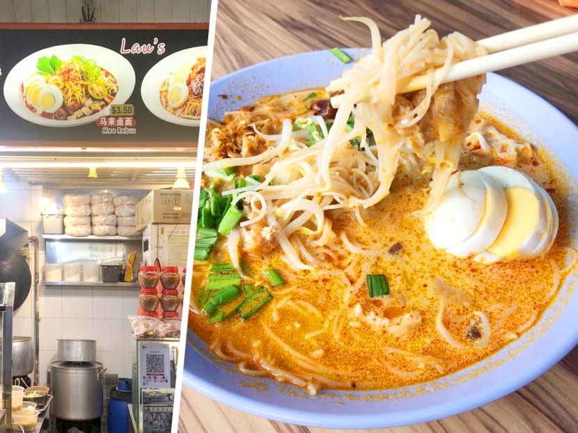 Cheap and filling S$3.50 mee siam from no-frills stall that opens at 1.30am daily