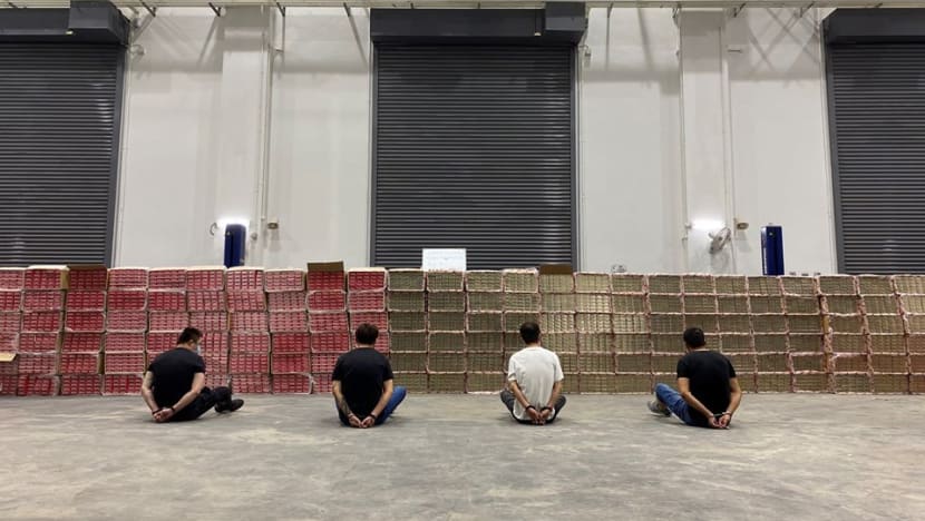 More than 17,000 cartons of contraband cigarettes seized from Yishun warehouse in largest haul this year