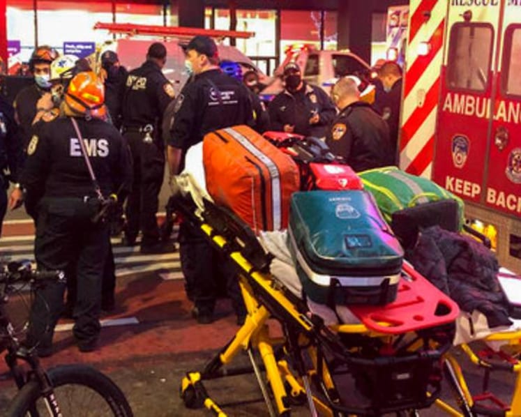 Car ploughs into Manhattan protest, injuring several; driver detained
