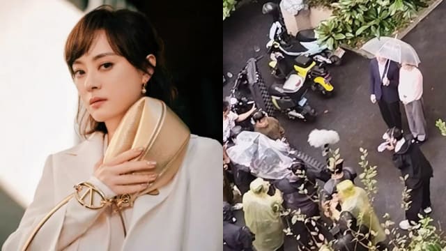 孙俪、吴慷仁撑伞拍戏画面流出　新剧被爆复拍引热论