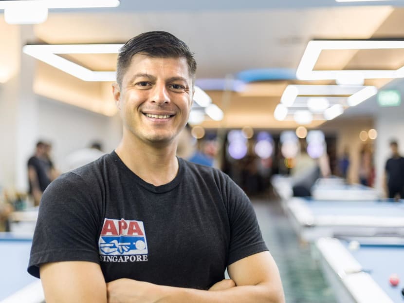 American Eddie Rivera, 38, is looking to move from his Marina Bay two-bedroom condo to a two-room HDB flat in Telok Blangah. 