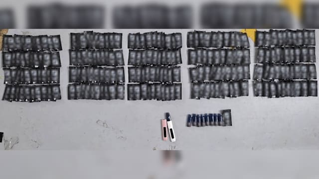 电子烟藏洗衣粉包装 移民局人员起获210个电子烟弹