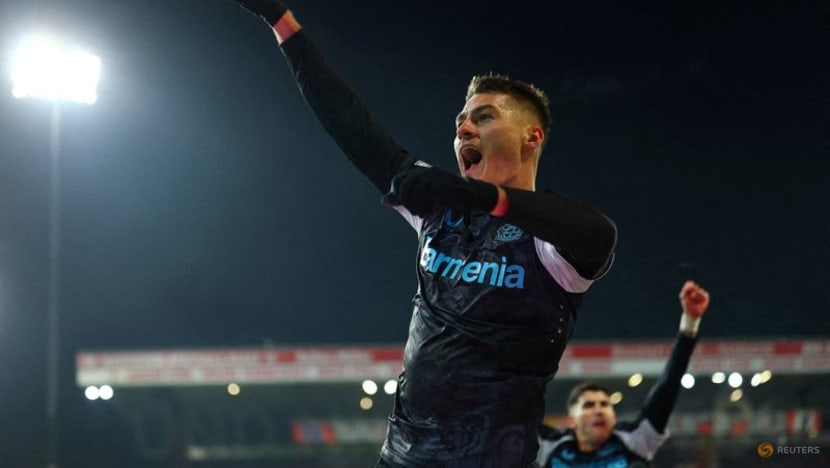 Super Schick nets four as Leverkusen thrash Freiburg 5-1