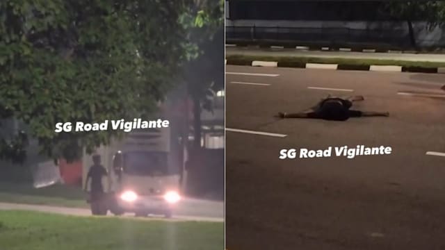 醉汉拦车又躺路中央 26岁男子涉公共场所醉酒被捕