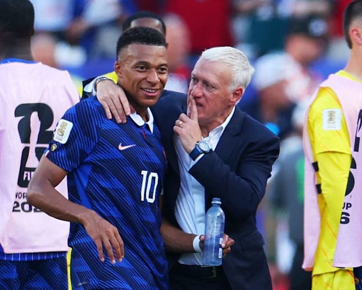 Deschamps feared Paraguay would 'chop down' Mbappe as France advance
