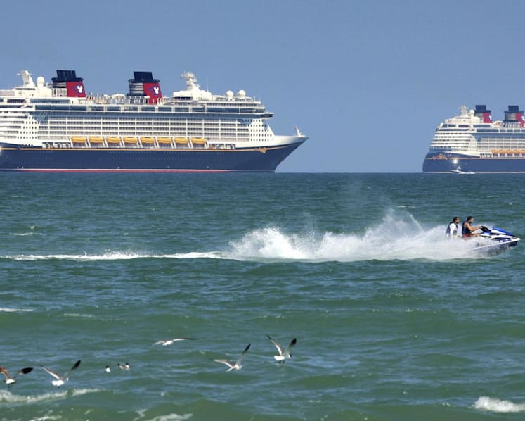 Disney cruise ship rescue team saves girl and father after overboard fall
