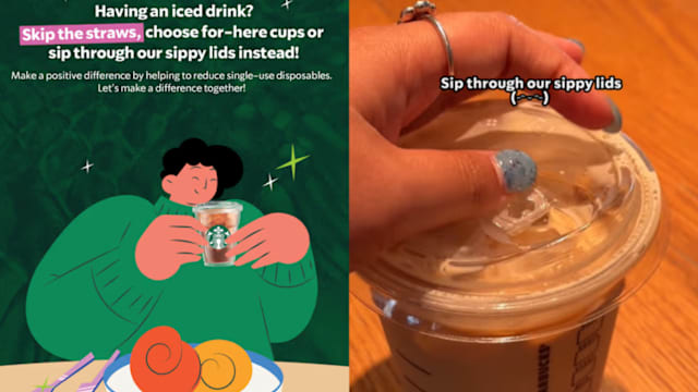 星巴克将停止在自助台提供吸管 引来网民批评