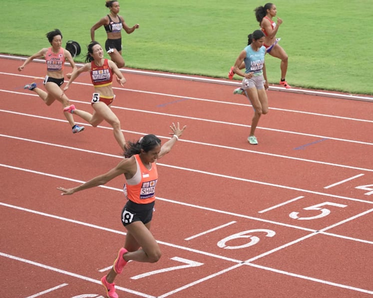 Singapore's Shanti Pereira takes 200m gold at Asian Athletics Championships for historic sprint double