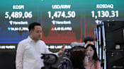 Most Asian equities drop as Mideast crisis rages, though oil dips