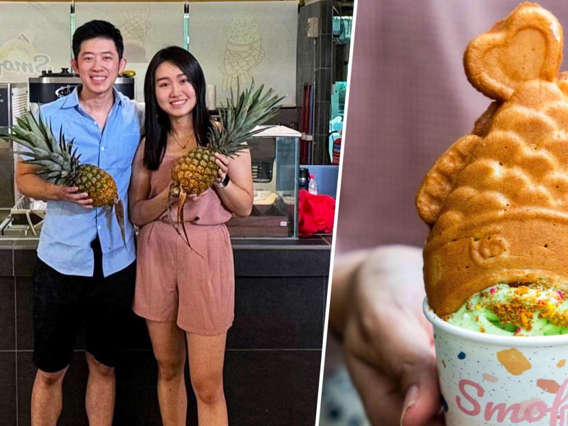  Ex-restaurant chef opens shop at SMU selling mochi taiyaki with soft serve made in S$50,000 machine