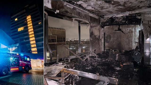 高文公寓年初三凌晨发生火患 三人送院治疗