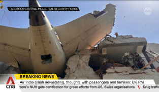 Air India plane bound for London crashes shortly after take-off with 242 on board