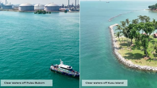 毛广岛水道油污清理工作已完成 当局解除预防措施