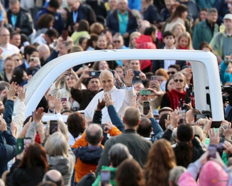 Pope Leo takes to popemobile for first time since lung cancer surgery