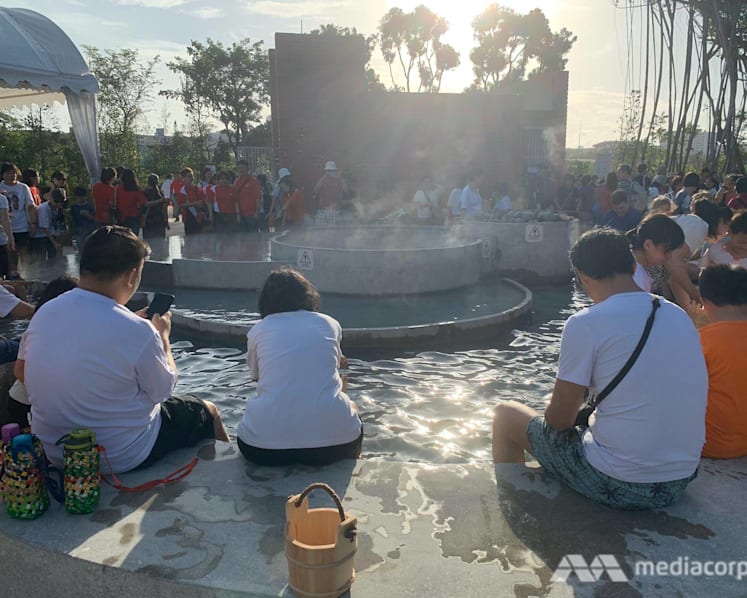 Sembawang Hot Spring Park reopens with cascading pool, cafe and floral walk