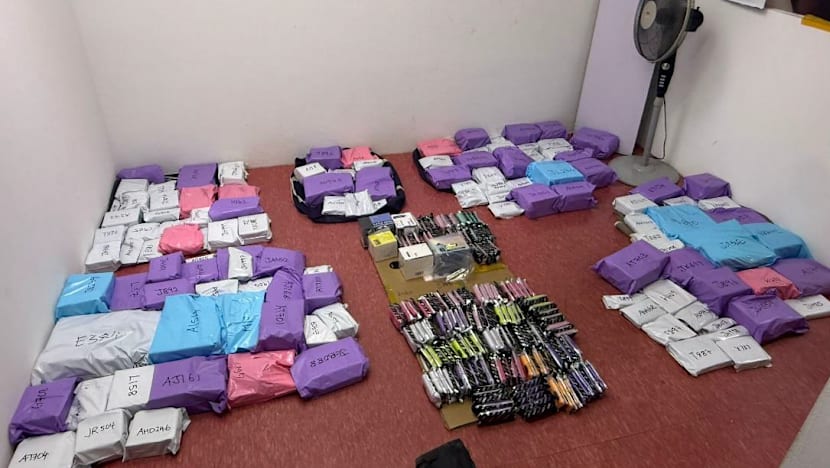 Over S$1.1 million worth of vapes seized by HSA in largest haul since September 2025