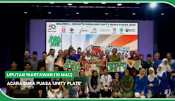 LIPUTAN WARTAWAN (10 Mac) | Acara buka puasa 'Unity Plate'