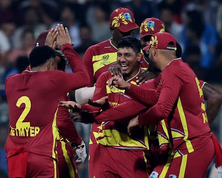 Rutherford and Motie shine as West Indies sink England