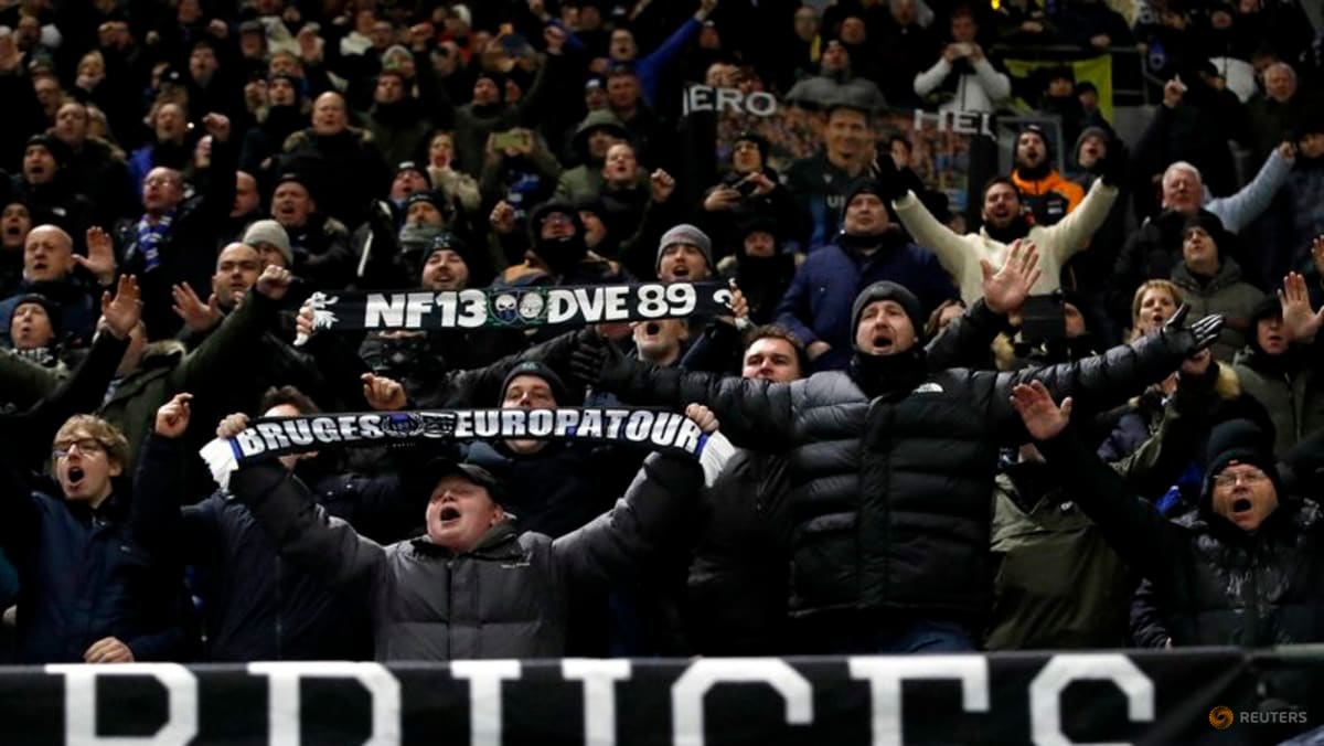 Club Brugge fans imitating Borat jailed in Kazakhstan