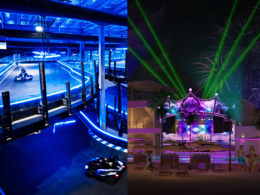 Sentosa has new attractions including an electric go-kart circuit, an 18-hole mini golf course and beach clubs