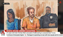White House dinner shooting: Man accused of attempting to assassinate Trump to remain in custody