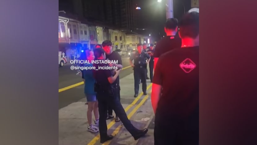 4 men arrested for affray after brawl along Geylang Road