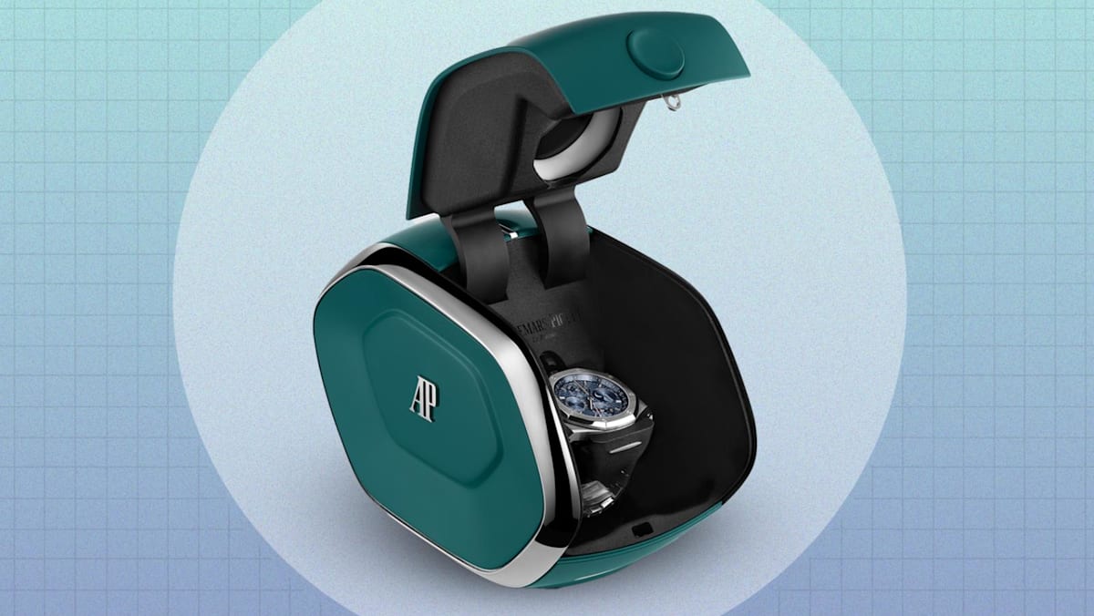 オーデマ ピゲ AI ウォッチ ボックスは時間とカレンダーを数分で設定します
