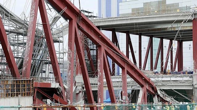 韩国图书馆工地坍塌事故死亡人数增加到三人