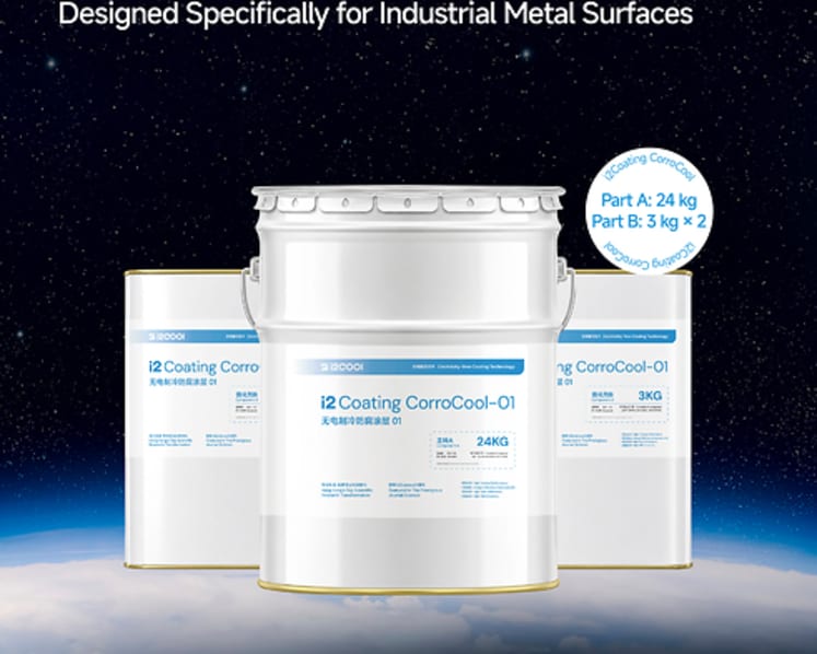 i2Cool Launches i2Coating CorroCool, Combining Electricity-Free Cooling with Industrial-Grade Corrosion Protection