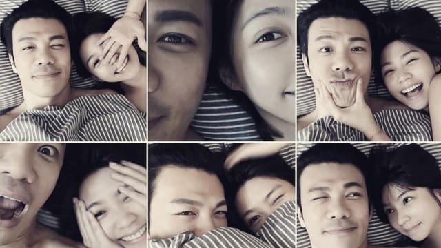 晒亲密同床照　台湾男星陈志强宣布结婚！