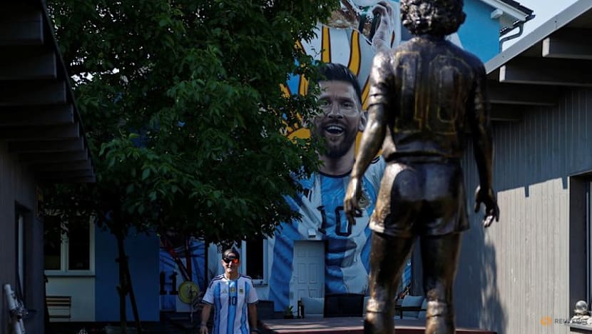 "In Messi We Trust" - Argentina have super-fan in Czech countryside 