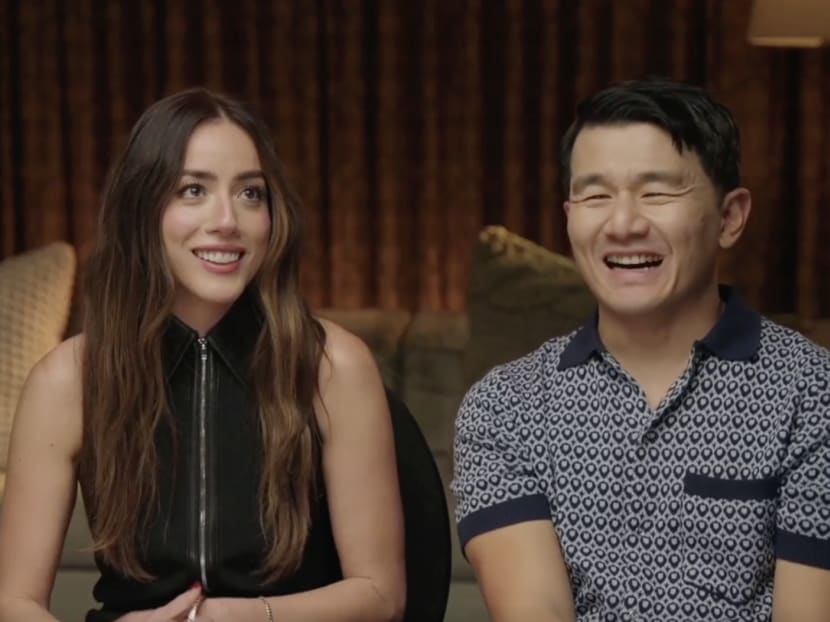 Ronny Chieng and Chloe Bennet took real shots for a drinking scene on Interior Chinatown
