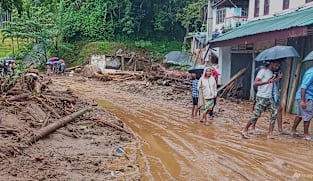 Sri Lanka closes some schools as heavy rains trigger floods and mudslides, killing 5