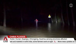 China floods: Rescuers battle tough conditions to reach stranded residents, restore links 