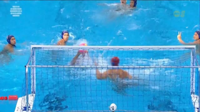 我国男子水球队14比13险胜南非 获得第15名