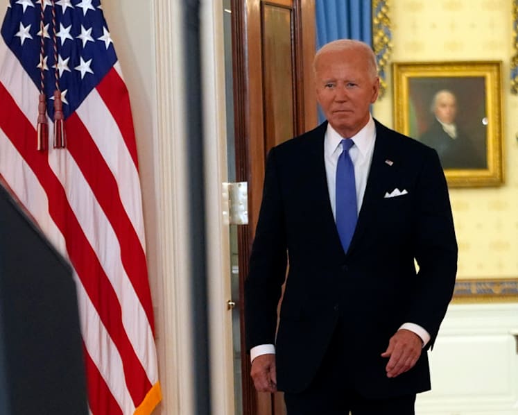 US lawmaker becomes first Democrat to publicly call for Biden to step down