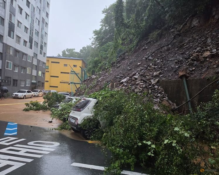 South Korea landslide kills one as heavy rains sweep southern areas: Reports