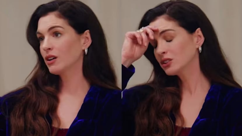 Momen viral Anne Hathaway keceplosan bilang 'Inshallah', raih lebih dari 3 juta views