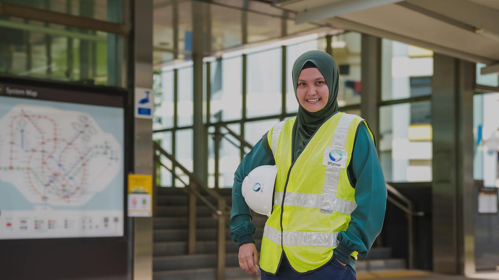 Meet Hasinah Binte Mohamed Amin of SP Group, who works to ensure Singapore’s electric cables are well-orchestrated in the face of increasing land use optimisation and complexity.