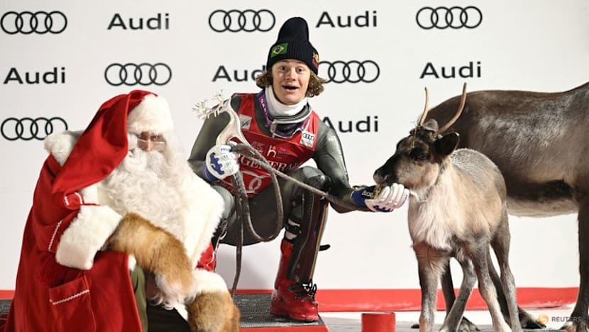 Alpine skiing-Pinheiro Braathen gives Brazil historic first World Cup win