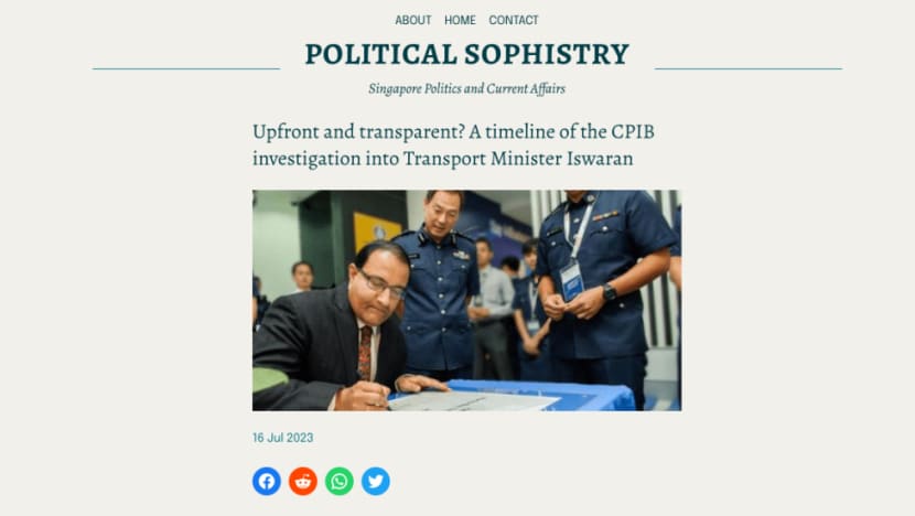 PM Lee and DPM Wong did not reveal Iswaran arrest as it was related to CPIB's 'operational matters', says PMO